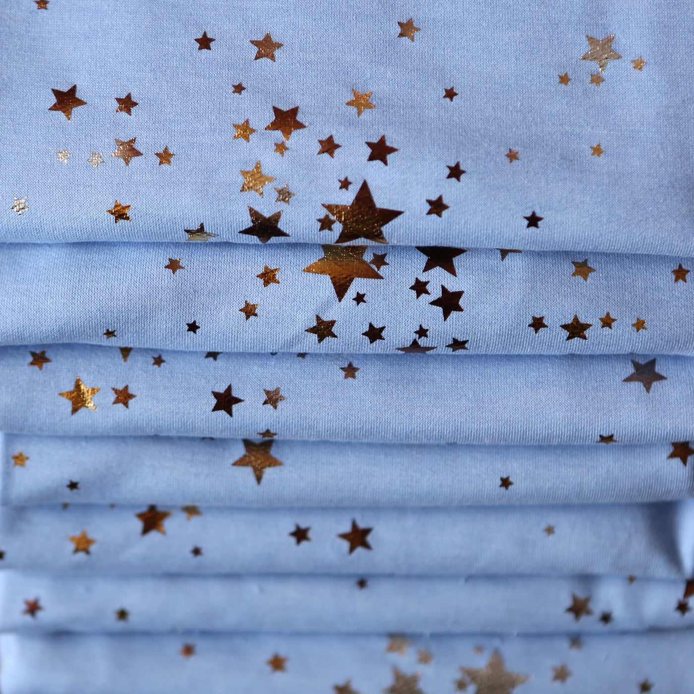 newborn photography wrap blue foil stars