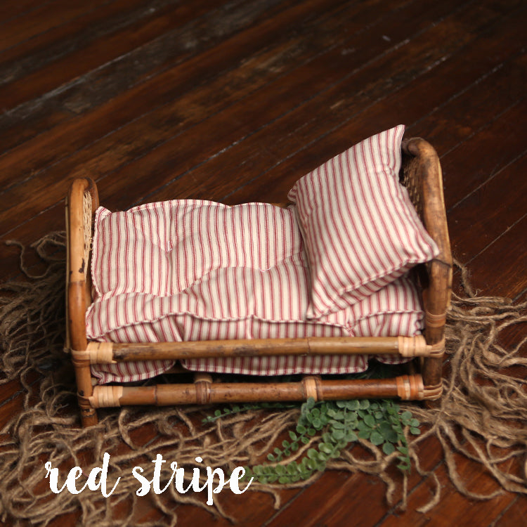 Mattress + Pillow Sets | Red Stripes