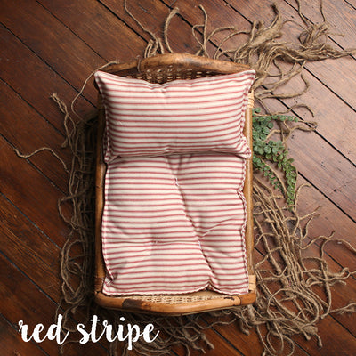 Mattress + Pillow Sets | Red Stripes