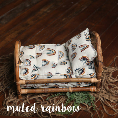 Mattress + Pillow Sets | Muted Rainbows