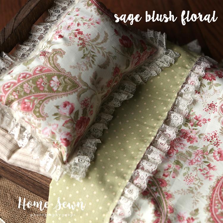 Layer + Pillow | Sage Blush Floral