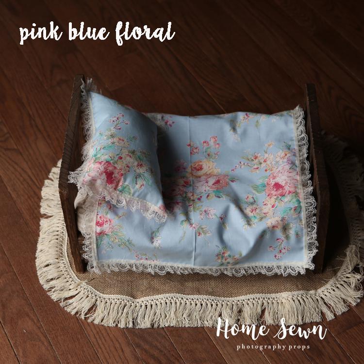 Layer + Pillow | Pink Blue Floral