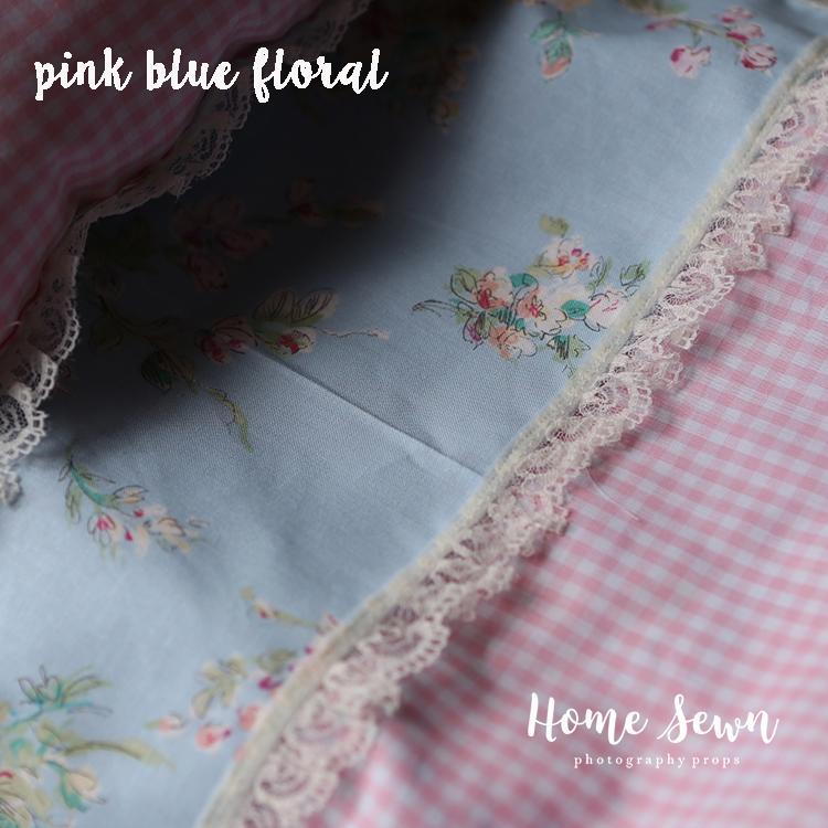 Layer + Pillow | Pink Blue Floral